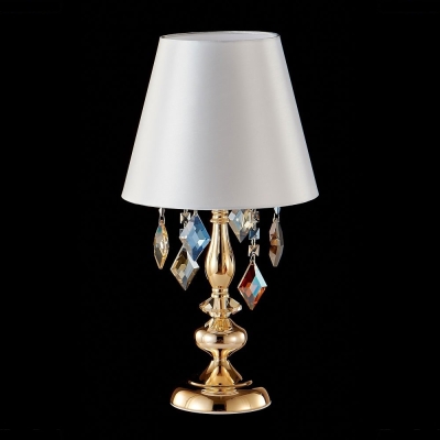 Настольная лампа MERCEDES LG1 GOLD/COLOR ★Crystal Lux, Золото► — Купить▼
