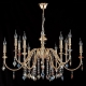 Люстра MERCEDES SP6+6 GOLD/COLOR ★Crystal Lux, Золото► — Купить▼