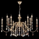 Люстра MERCEDES SP6+6 GOLD/COLOR ★Crystal Lux, Золото► — Купить▼
