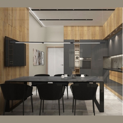 Подвес LARGO SP33W L1770 BLACK ★Crystal Lux, Черный► — Купить▼