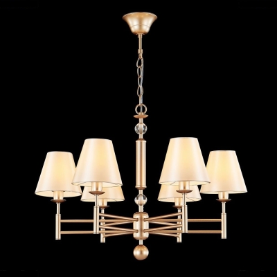 Люстра FLAVIO SP6 GOLD ★Crystal Lux, Золото► — Купить▼