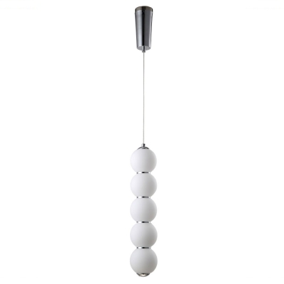 Подвес DESI SP5 CHROME/WHITE ★Crystal Lux, Хром► — Купить▼