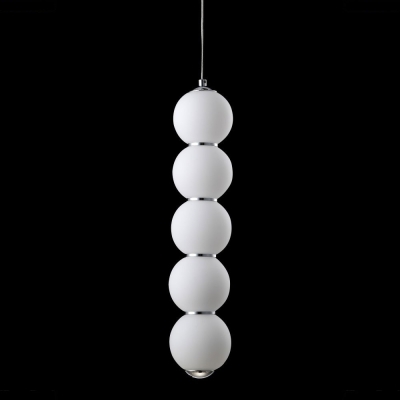 Подвес DESI SP5 CHROME/WHITE ★Crystal Lux, Хром► — Купить▼