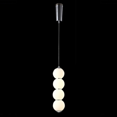 Подвес DESI SP4 CHROME/WHITE ★Crystal Lux, Хром► — Купить▼