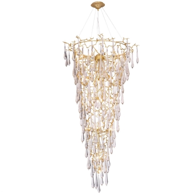 Люстра REINA SP34 D1200 GOLD PEARL ★Crystal Lux, Золото► — Купить▼