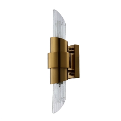 Бра JUSTO AP2 BRASS ★Crystal Lux, Бронза► — Купить▼