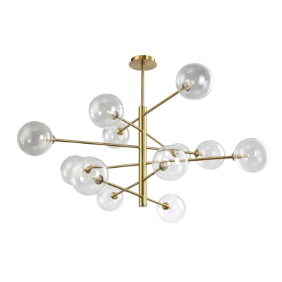 Люстра MARZO SP12 BRONZE/TRANSPARENTE ★Crystal Lux, Бронза► — Купить▼