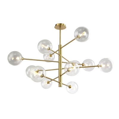 Люстра MARZO SP12 BRONZE/TRANSPARENTE ★Crystal Lux, Бронза► — Купить▼