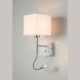Бра PACO AP2 CHROME/WHITE ★Crystal Lux, Белый► — Купить▼