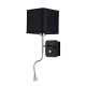 Бра PACO AP2 CHROME/BLACK ★Crystal Lux, Черный► — Купить▼