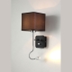 Бра PACO AP2 CHROME/BLACK ★Crystal Lux, Черный► — Купить▼