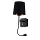 Бра PABLO AP2 BLACK/BLACK-GOLD ★Crystal Lux, Черный► — Купить▼