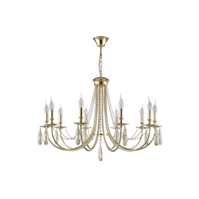 Люстра VICTORIA SP10 GOLD/AMBER ★Crystal Lux, Золото► — Купить▼