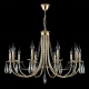 Люстра VICTORIA SP10 GOLD/AMBER ★Crystal Lux, Золото► — Купить▼