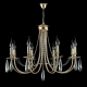 Люстра VICTORIA SP8 GOLD/AMBER ★Crystal Lux, Золото► — Купить▼