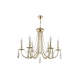 Люстра VICTORIA SP6 GOLD/AMBER ★Crystal Lux, Золото► — Купить▼