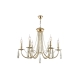 Люстра VICTORIA SP6 GOLD/AMBER ★Crystal Lux, Золото► — Купить▼