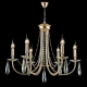 Люстра VICTORIA SP6 GOLD/AMBER ★Crystal Lux, Золото► — Купить▼