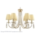 Люстра VICTORIA SP6 GOLD/AMBER ★Crystal Lux, Золото► — Купить▼