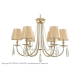 Люстра VICTORIA SP6 GOLD/AMBER ★Crystal Lux, Золото► — Купить▼
