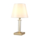 Настольная лампа NICOLAS LG1 GOLD/WHITE ★Crystal Lux, Золото► — Купить▼