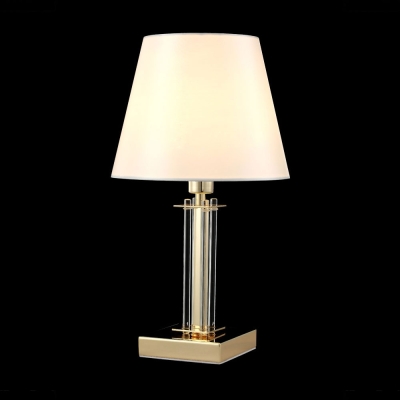 Настольная лампа NICOLAS LG1 GOLD/WHITE ★Crystal Lux, Золото► — Купить▼