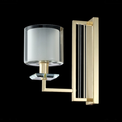 Бра NICOLAS AP1 GOLD/WHITE ★Crystal Lux, Золото► — Купить▼