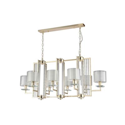 Люстра NICOLAS SP8 L1000 GOLD/WHITE ★Crystal Lux, Золото► — Купить▼