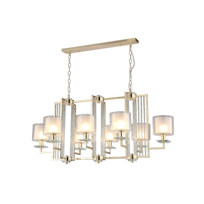 Люстра NICOLAS SP8 L1000 GOLD/WHITE ★Crystal Lux, Золото► — Купить▼