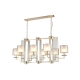 Люстра NICOLAS SP8 L1000 GOLD/WHITE ★Crystal Lux, Золото► — Купить▼