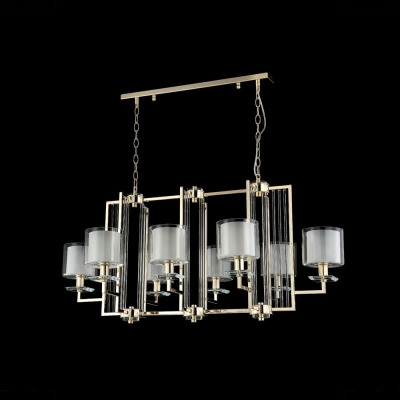 Люстра NICOLAS SP8 L1000 GOLD/WHITE ★Crystal Lux, Золото► — Купить▼