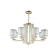 Люстра NICOLAS SP-PL8 GOLD/WHITE ★Crystal Lux, Золото► — Купить▼