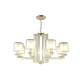 Люстра NICOLAS SP-PL8 GOLD/WHITE ★Crystal Lux, Золото► — Купить▼