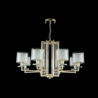 Люстра NICOLAS SP-PL8 GOLD/WHITE ★Crystal Lux, Золото► — Купить▼