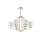 Люстра NICOLAS SP-PL6 GOLD/WHITE ★Crystal Lux, Золото► — Купить▼