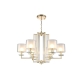 Люстра NICOLAS SP-PL6 GOLD/WHITE ★Crystal Lux, Золото► — Купить▼