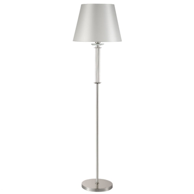 Торшер NICOLAS PT1 NICKEL/WHITE ★Crystal Lux, Никель► — Купить▼