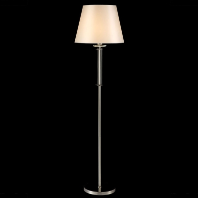 Торшер NICOLAS PT1 NICKEL/WHITE ★Crystal Lux, Никель► — Купить▼