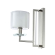 Бра NICOLAS AP1 NICKEL/WHITE ★Crystal Lux, Никель► — Купить▼