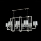 Люстра NICOLAS SP8 L1000 NICKEL/WHITE ★Crystal Lux, Никель► — Купить▼
