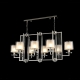 Люстра NICOLAS SP8 L1000 NICKEL/WHITE ★Crystal Lux, Никель► — Купить▼