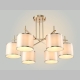 Люстра SERGIO PL6 GOLD ★Crystal Lux, Золото► — Купить▼