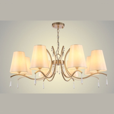 Люстра RENATA SP8 GOLD ★Crystal Lux, Золото► — Купить▼