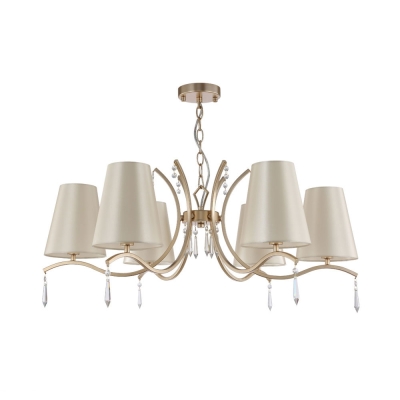 Люстра RENATA SP6 GOLD ★Crystal Lux, Золото► — Купить▼