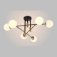 Люстра FIDEL PL6 BLACK ★Crystal Lux, Черный► — Купить▼