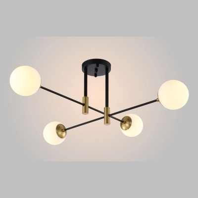 Люстра FIDEL PL4 BLACK ★Crystal Lux, Черный► — Купить▼
