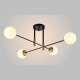 Люстра FIDEL PL4 BLACK ★Crystal Lux, Черный► — Купить▼