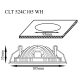 Светильник CLT 524C105 WH ★Crystal Lux, Белый► — Купить▼