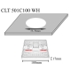 Светильник CLT 501C100 WH ★Crystal Lux, Белый► — Купить▼