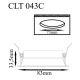 Светильник CLT 043C WH ★Crystal Lux, Белый► — Купить▼